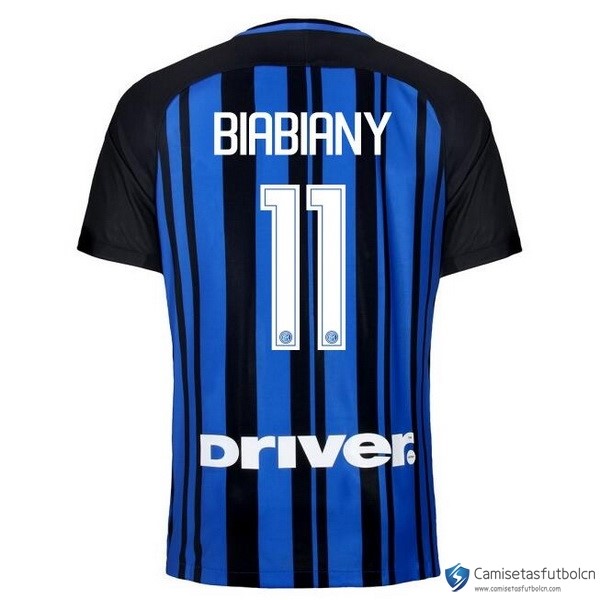 Camiseta Inter Primera equipo Biabiany 2017-18